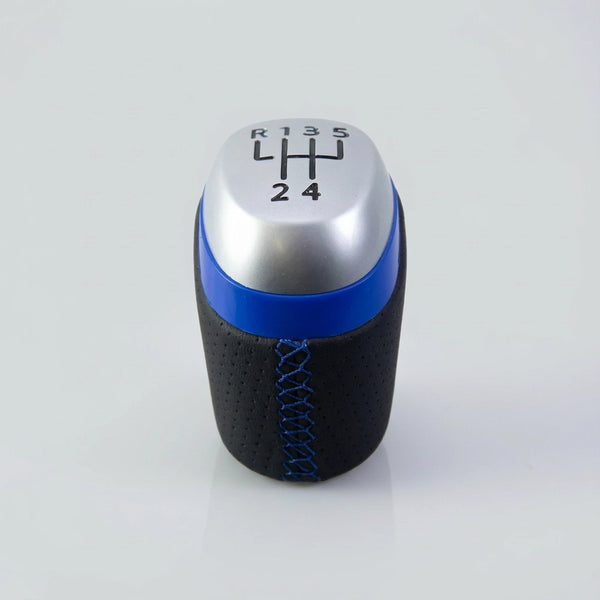 Pommeau de vitesse clio 4 - 5 vitesses - Noir et bleu