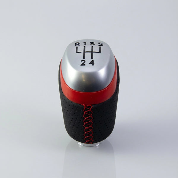 Pommeau de vitesse clio 4 - 5 vitesses - Noir et rouge