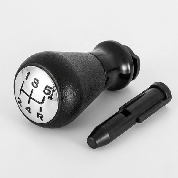 Pommeau de vitesse 207 - 5 vitesses - noir & chrome